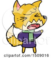 Angry Cartoon Fox