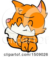 Cartoon Friendly Fox