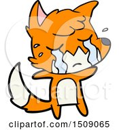 Crying Fox Cartoon