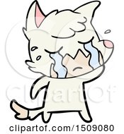 Crying Fox Cartoon