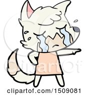 Crying Fox Cartoon