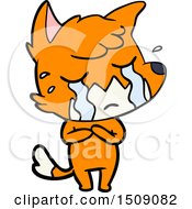 Crying Fox Cartoon