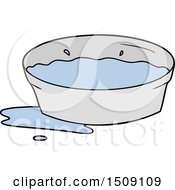 Cartoon Dog Water Bowl
