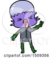 Weird Cartoon Alien