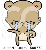 Crying Cartoon Bear