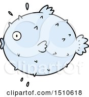 Cartoon Puffer Fish by lineartestpilot