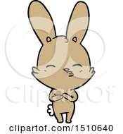 Curious Bunny Cartoon