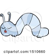 Poster, Art Print Of Cartoon Caterpillar
