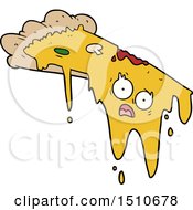 Melting Pizza Cartoon