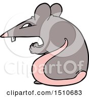Poster, Art Print Of Sly Cartoon Rat