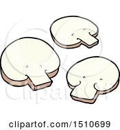 Poster, Art Print Of Cartoon Mushrooms