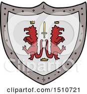 Cartoon Heraldic Shield by lineartestpilot