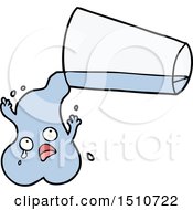 Pouring Water Cartoon