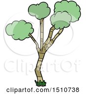 Poster, Art Print Of Cartoon Sparse Tree