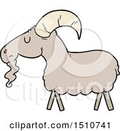 Poster, Art Print Of Cartoon Goat