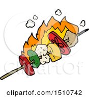 Cartoon Kebab Sticks by lineartestpilot