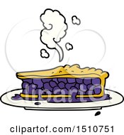 Cartoon Blueberry Pie by lineartestpilot
