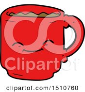 Poster, Art Print Of Cartoon Coffee Mug