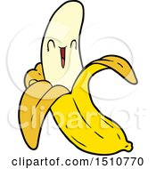 Poster, Art Print Of Cartoon Crazy Happy Banana