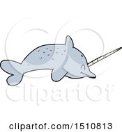 Poster, Art Print Of Cartoon Narwhal