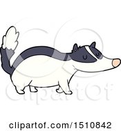 Cartoon Badger by lineartestpilot