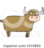 Cartoon Highland Cow