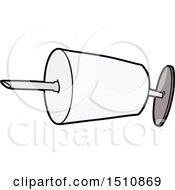 Cartoon Medical Syringe by lineartestpilot