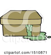 Poster, Art Print Of Cartoon Box With Slime
