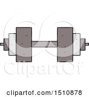 Cartoon Dumbbell by lineartestpilot