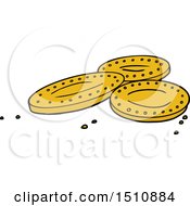 Poster, Art Print Of Cartoon Gold Coins