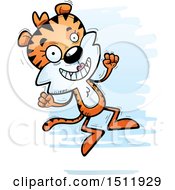 Poster, Art Print Of Jumping Female Tiger