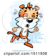 Poster, Art Print Of Tired Running Male Tiger