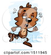 Poster, Art Print Of Tired Running Male Beaver