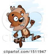 Poster, Art Print Of Running Male Beaver