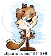 Clipart Of A Confident Male Squirrel Royalty Free Vector Illustration by Cory Thoman
