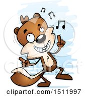 Poster, Art Print Of Happy Dancing Male Squirrel