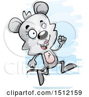 Poster, Art Print Of Running Female Mouse