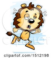 Poster, Art Print Of Tired Running Male Lion
