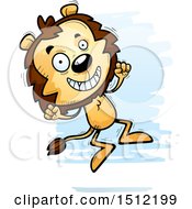 Poster, Art Print Of Jumping Male Lion