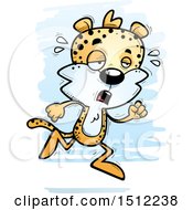 Poster, Art Print Of Tired Running Male Leopard