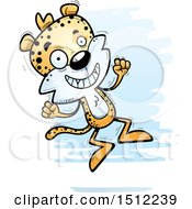 Poster, Art Print Of Jumping Male Leopard