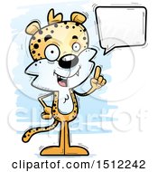 Poster, Art Print Of Happy Talking Male Leopard
