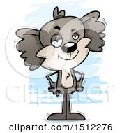 Clipart Of A Confident Male Koala Royalty Free Vector Illustration by Cory Thoman