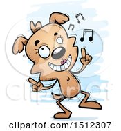 Poster, Art Print Of Happy Dancing Female Dog