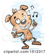 Poster, Art Print Of Happy Dancing Male Dog