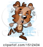 Poster, Art Print Of Tired Running Male Bear