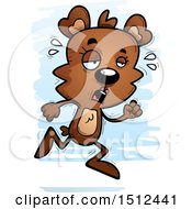 Poster, Art Print Of Tired Running Female Bear