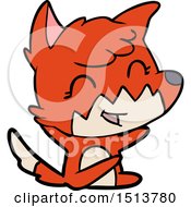 Happy Cartoon Fox