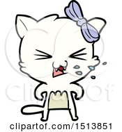 Poster, Art Print Of Cartoon Cat