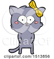 Poster, Art Print Of Cartoon Cat